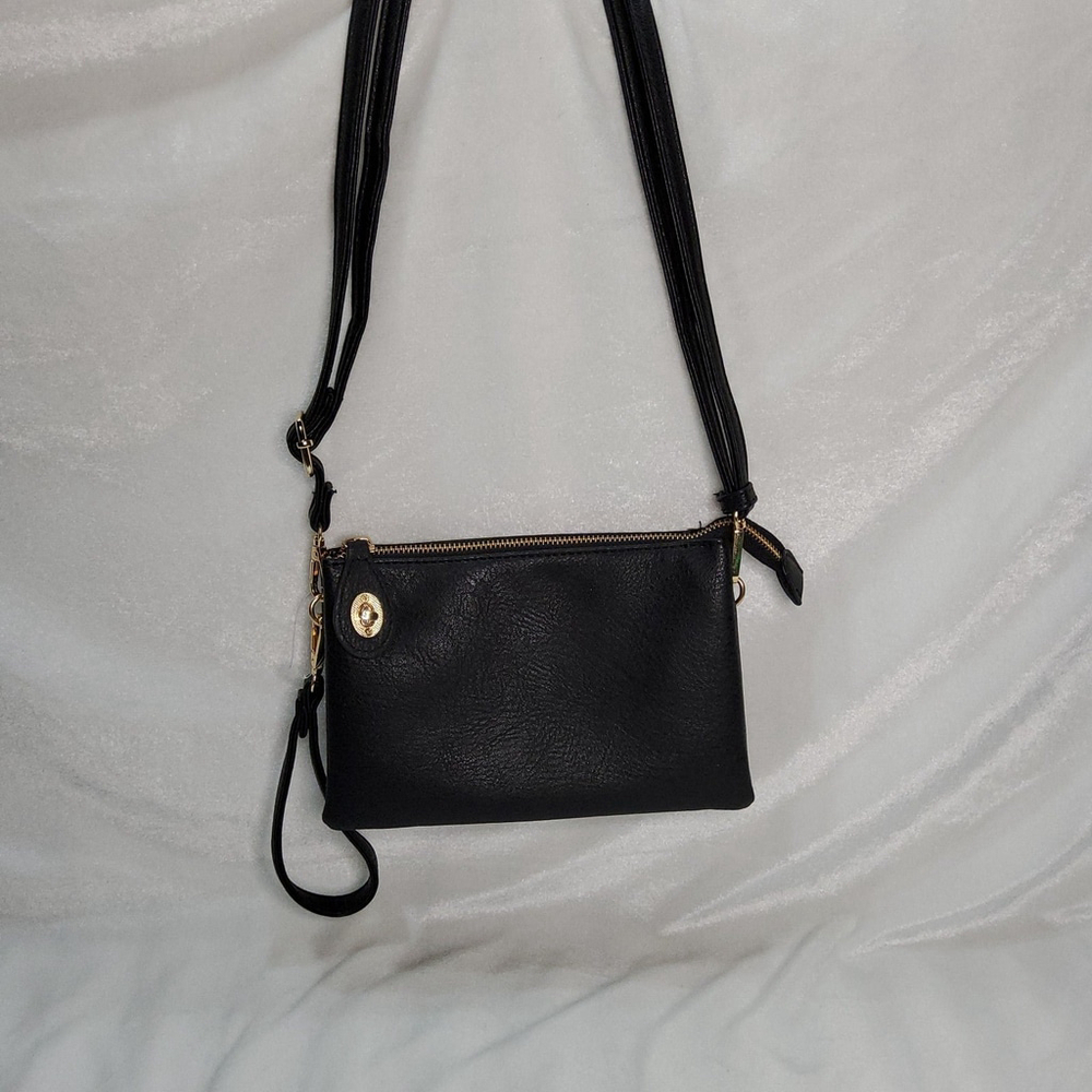Vegan Crossbody Shoulder Wristlet New